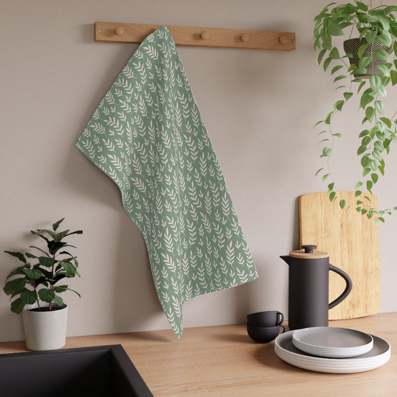 Green Leaves Kitchen Towel