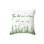 Reap In Joy Throw Pillow