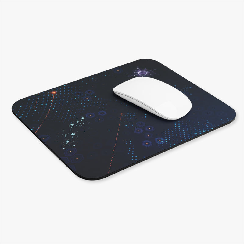 Blue Galaxy Mouse Pad