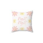 Nigh Night Square Pillow