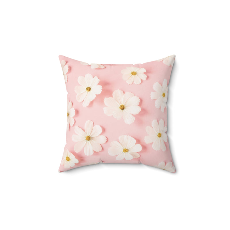 Vibrant Daisy Throw Pillow