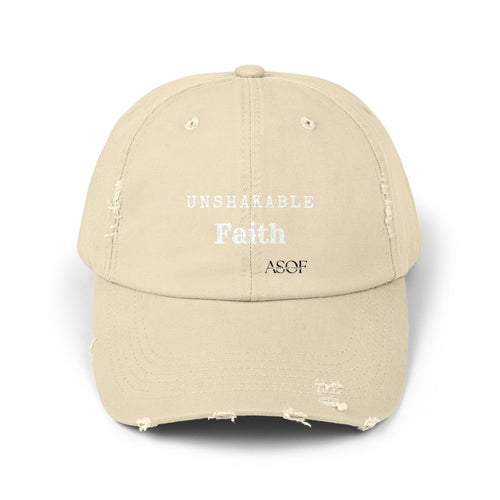 Unshakable Faith Distressed Hat