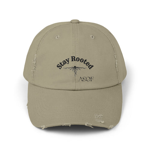 Stay Rooted Distressed Hat