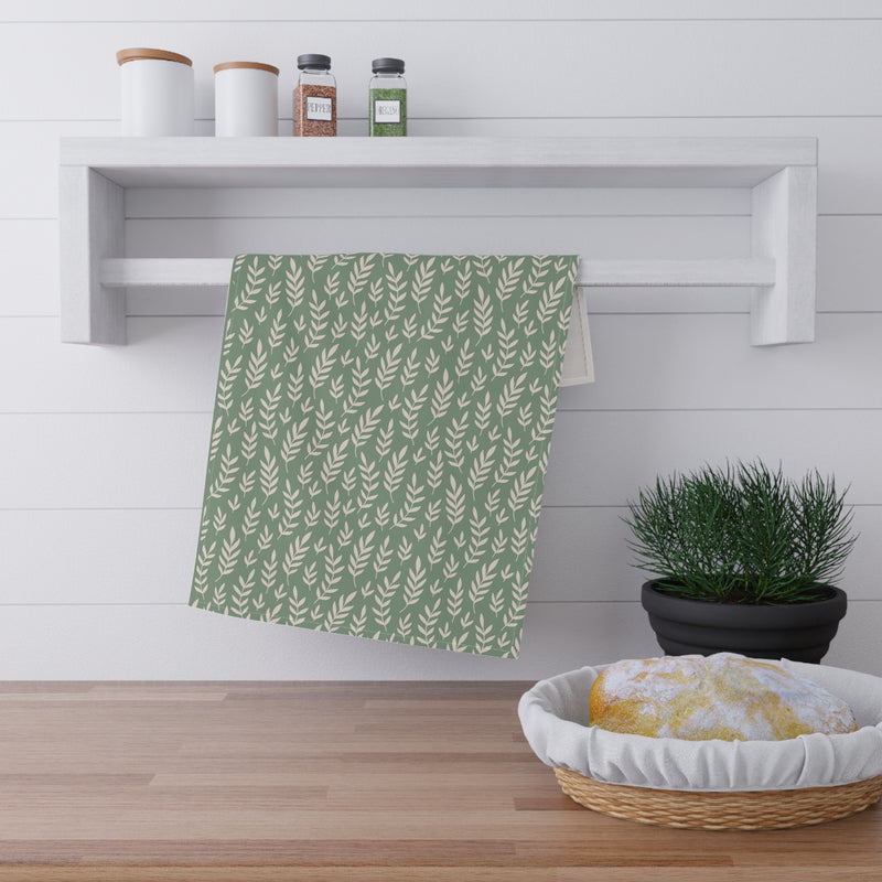 Green Leaves Kitchen Towel