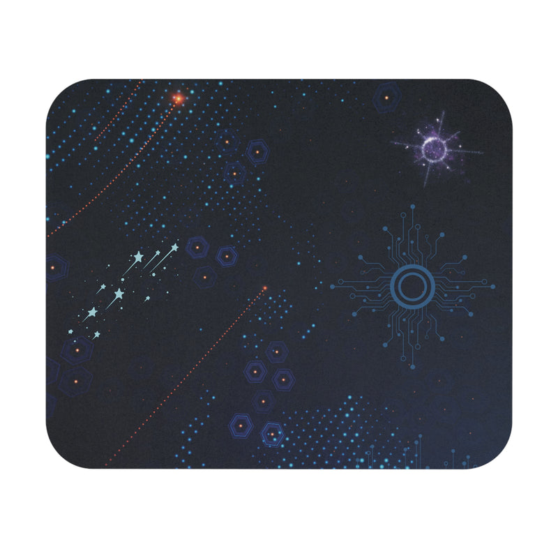 Blue Galaxy Mouse Pad